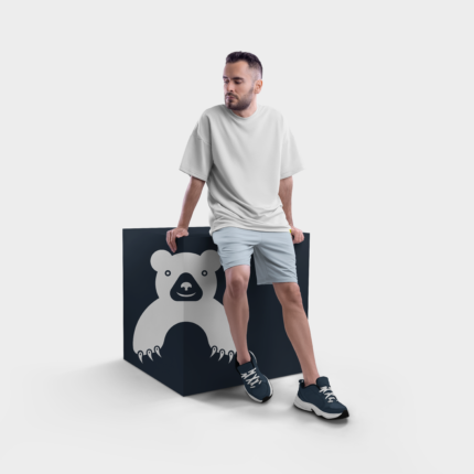 White-Premium Oversized Tshirt